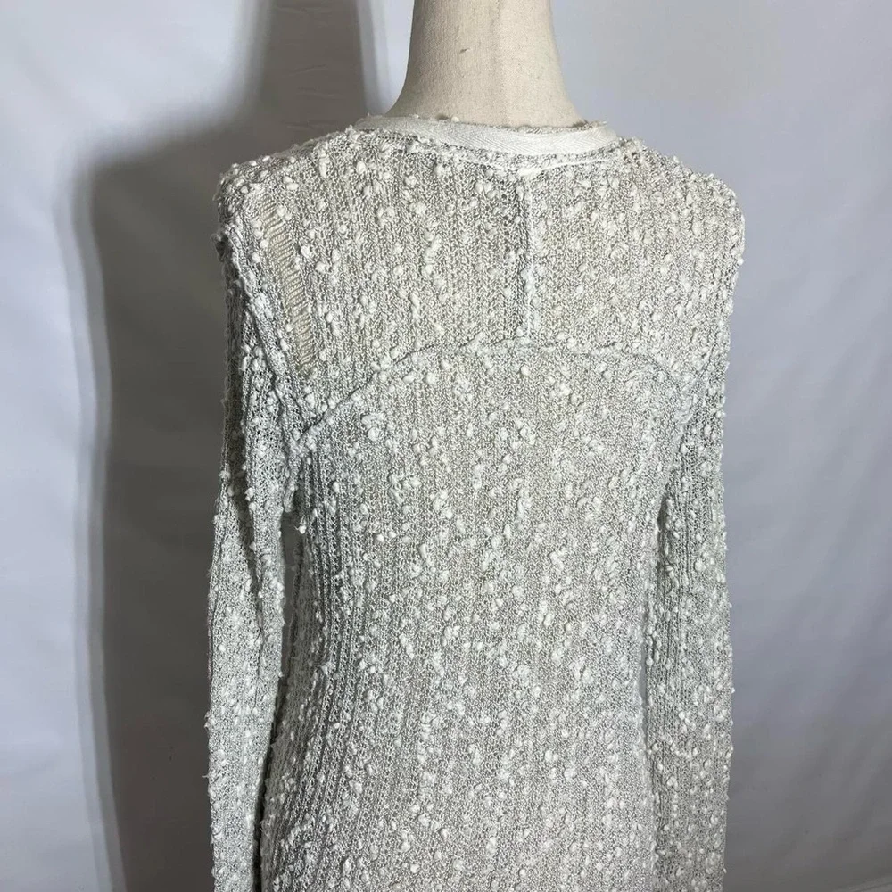 Free People • Boucle Knit Duster Long Cardigan Cream S ASO Zoe Benson